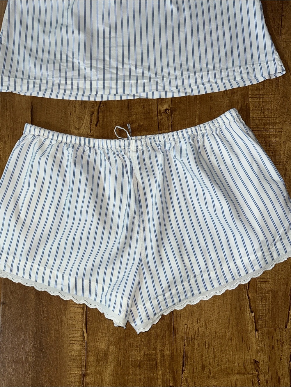 Auden Cotton Blend Tank Top and Shorts Pajama Set. - Picture 6 of 9